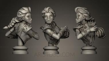 Busts of heroes and monsters (BUSTH_0125) 3D model for CNC machine